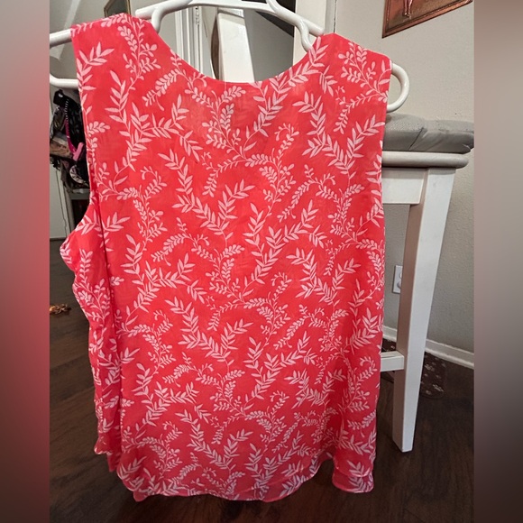 Christina B Multicolor Round Neckline Sleeveless Tank Top double layered xxl New - Picture 4 of 6